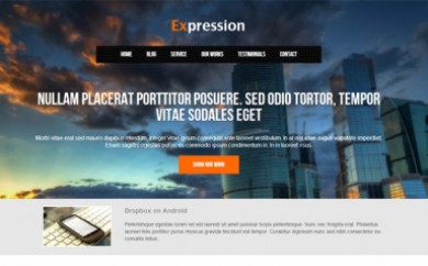 wordpress one page themes